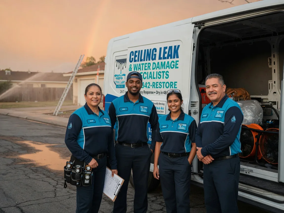 Ceiling Leak Cleanup company in Happy, TX