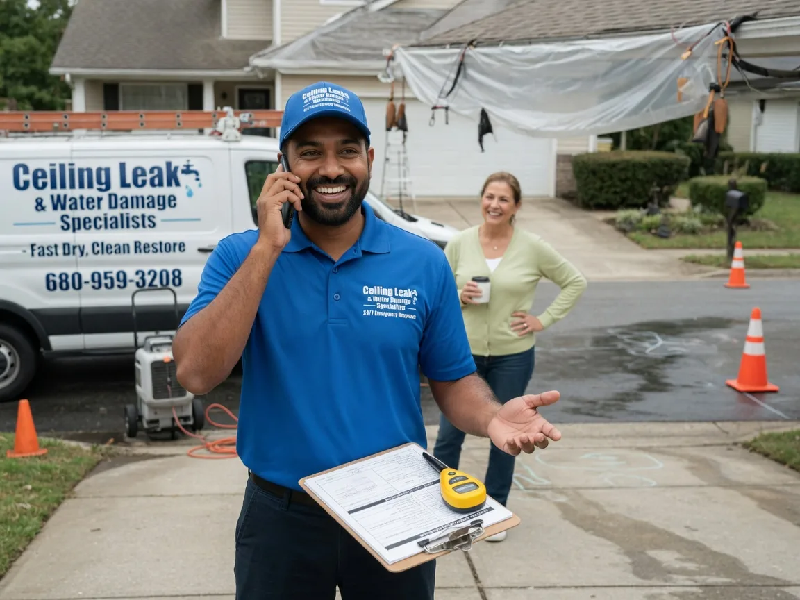 Ceiling Leak Cleanup Happy, TX FAQs